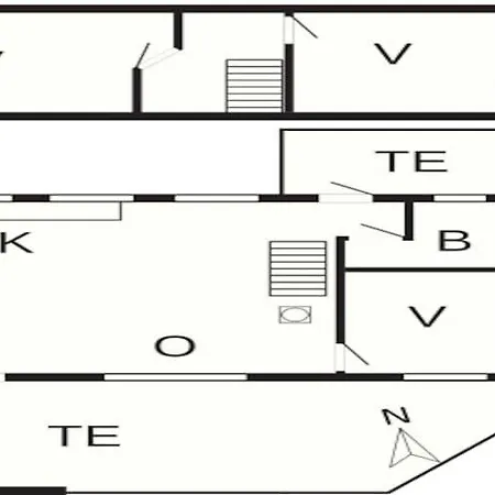 度假居 6 Person In Harbo Re